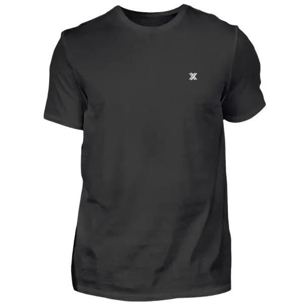 Schwarzes Herren T-Shirt.Herren Premium T-Shirt.